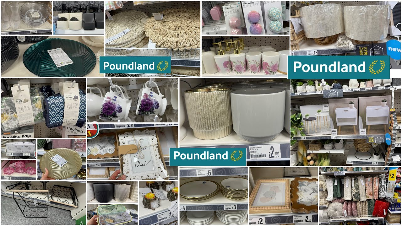 ♦️POUNDLAND♦️NEW COLLECTION IN STORES😍HOME DECOR, KITCHEN / DINING, STORAGE ITEMS♦️DECEMBER 2024♦️