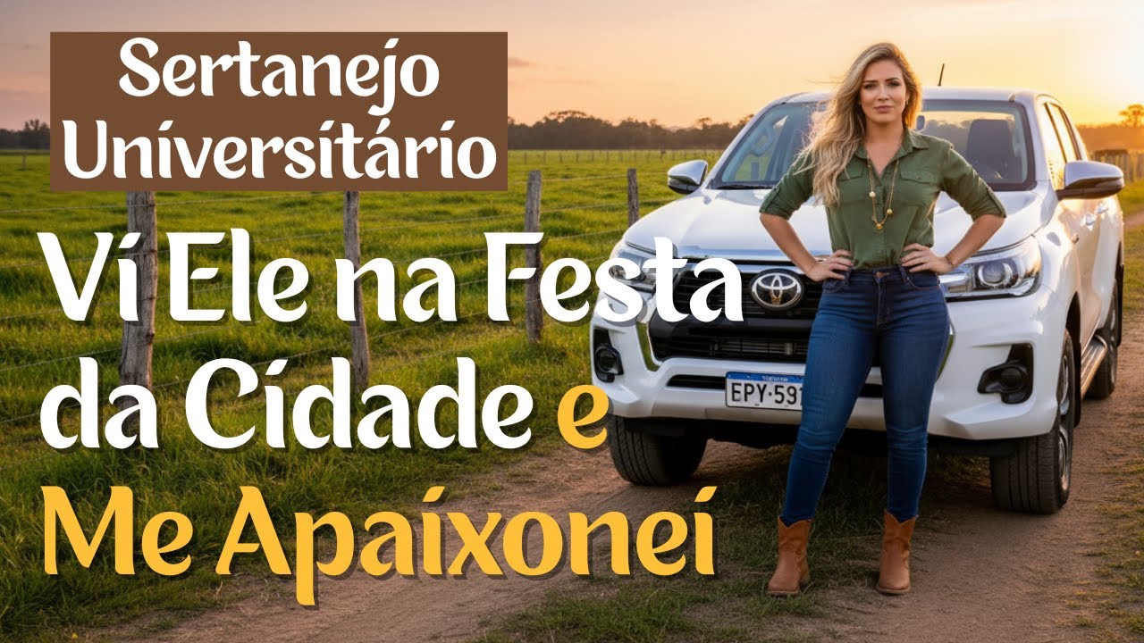 MÚSICAS SERTANEJO UNIVERSITÁRIO | Vi Ele na Festa da Cidade e Me Apaixonei