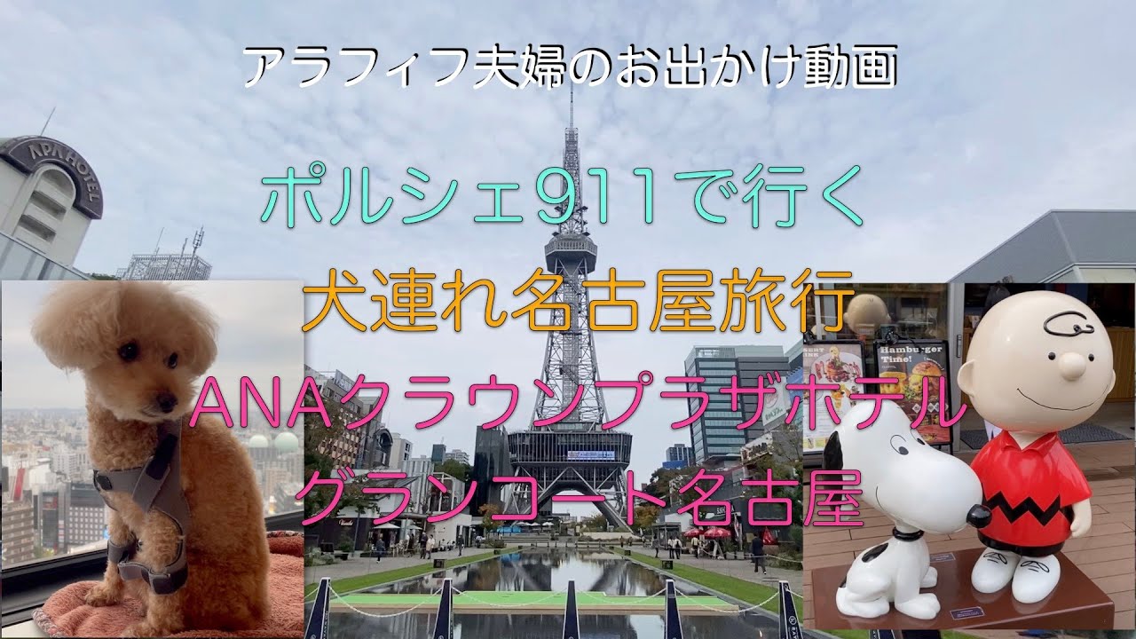 【アラフィフ夫婦のお出かけ動画】ポルシェ911で行く犬連れ名古屋旅行