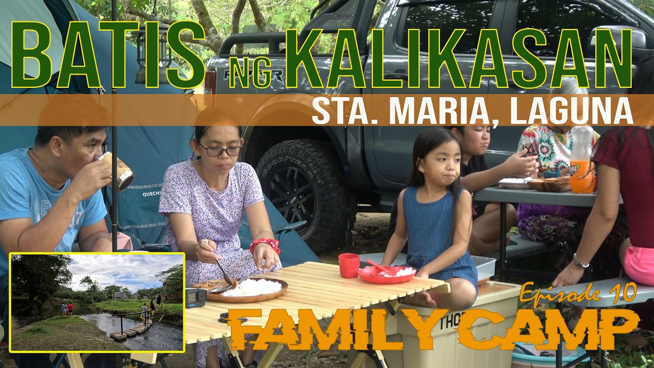 Family Car Camping in a Stream | Batis ng Kalikasan | Sta. Maria, Laguna | Arpenaz 4.2 | ASMR
