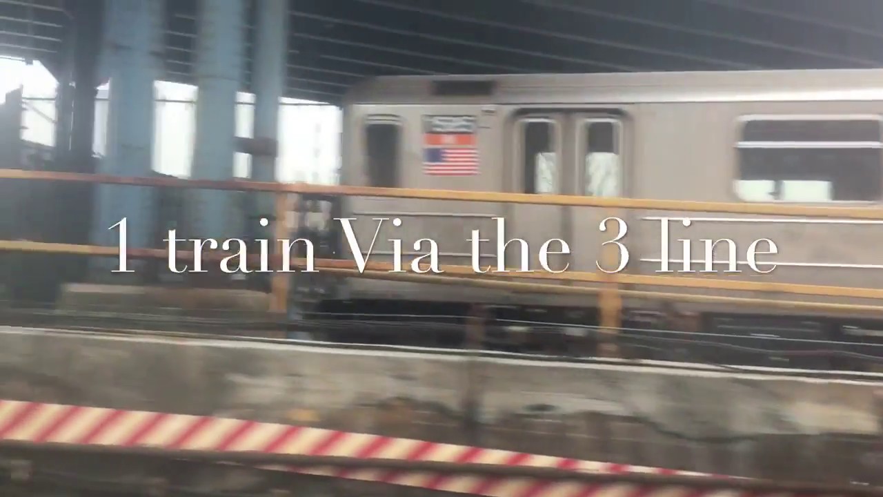 1 trains Via the 3 Line