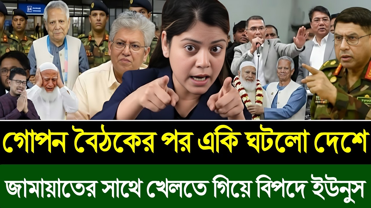 গোপন বৈঠকের পর একি ঘটলো । জামায়াতের সাথে খেলতে গিয়ে বিপদে ইউনুস । Masud kamal | Today TalkShow news