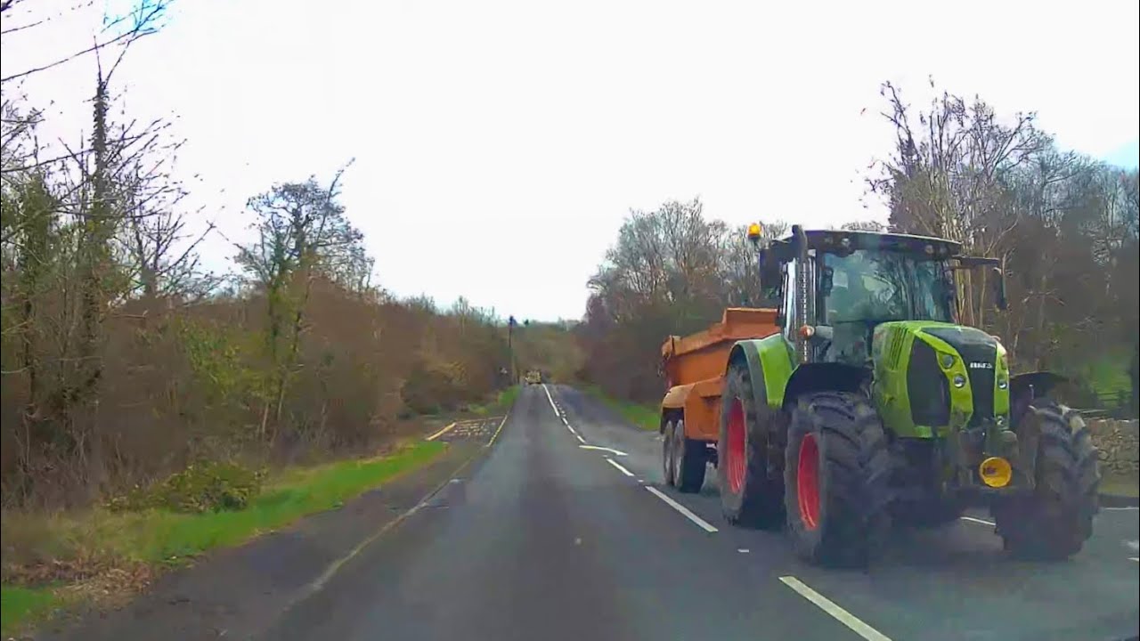 Driving from Cerrig Man to Llanallgo on the A5025 Anglesey North Wales - 01/03/24 // dashcam footage