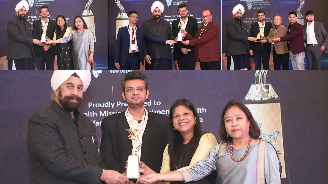 Ioh pdiang ka Meghalaya haduh 3 tylli ki khusnam National Award ha ka liang ki kor Digital