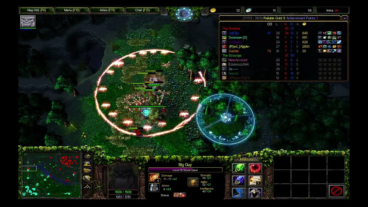Let's Play Dota Imba Legend | Tiny with Charge of Darkness and Toss