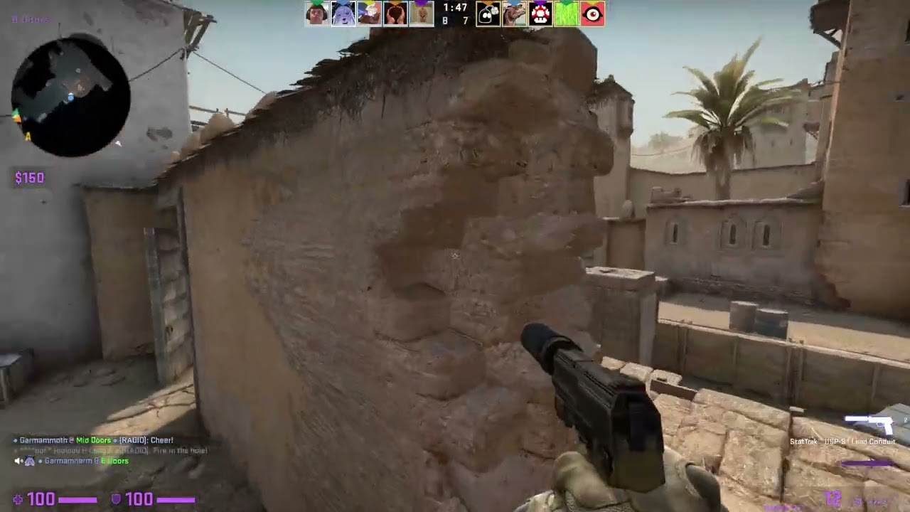 Dust 2 pistol clutch