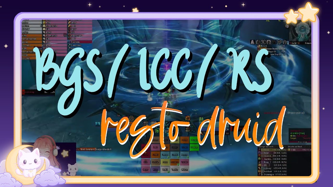resto druid pov 💕 | healing bgs - ICC - RS 25 HC | Warmane | Icecrown