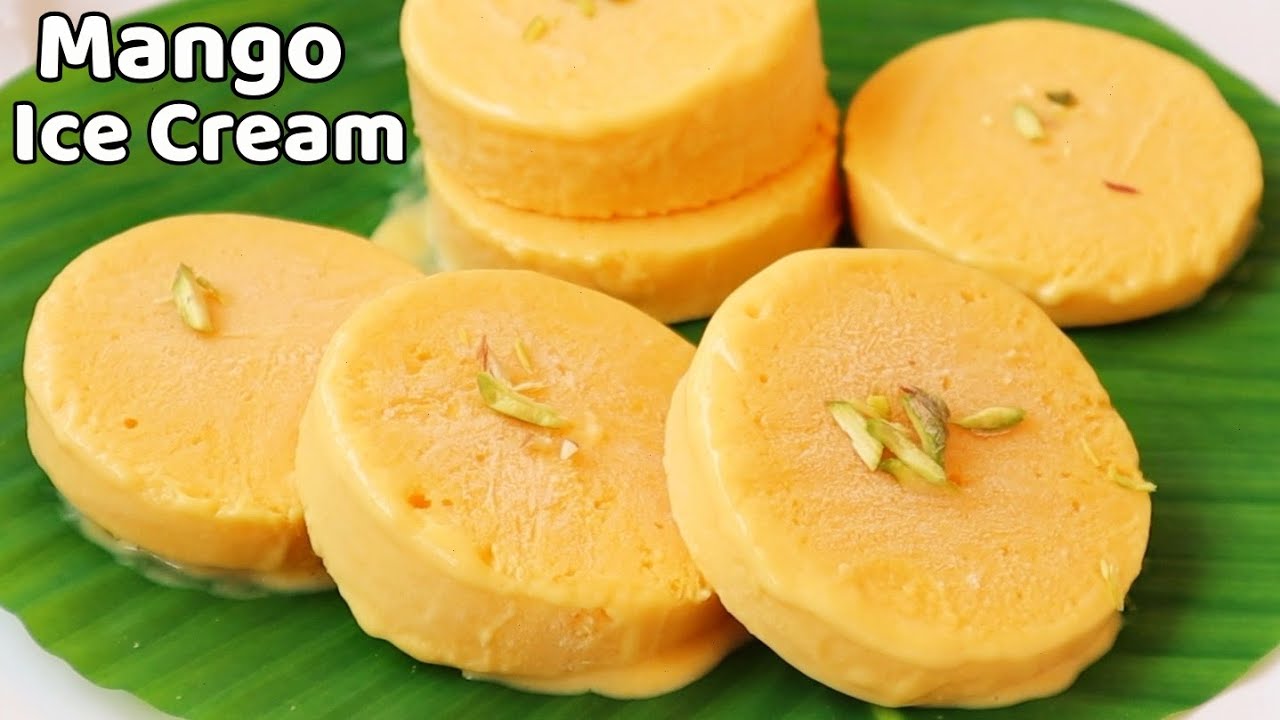 మాంగో కుల్ఫీ ఐస్ క్రీం😋ఎలాంటి క్రీం,పాలమీగడ లేకుండా చాలాఈజీగా రుచిగా చేసేయచ్చు|Mango Kulfi Ice Cream