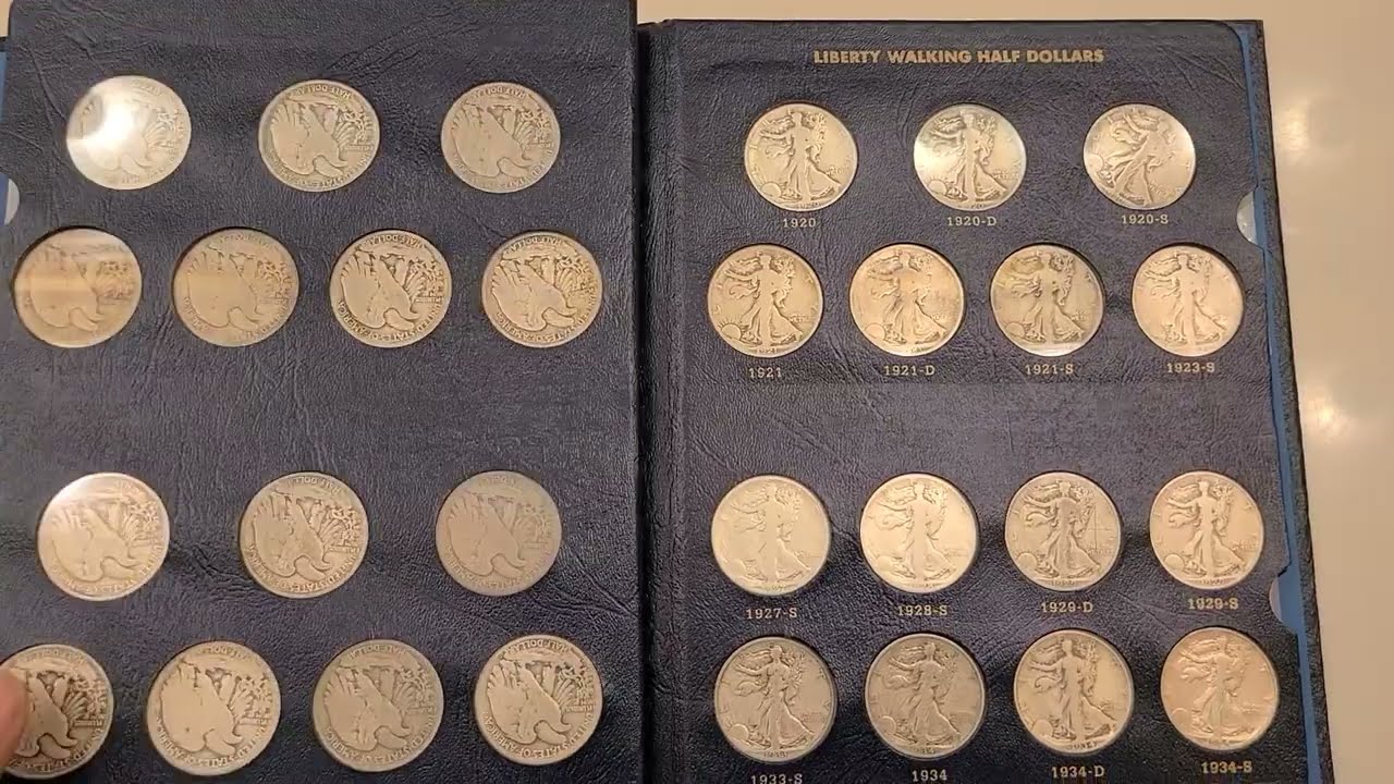 Collecting the COMPLETE Walking Liberty Half Dollar series #walkingliberty  #silverhalfdollar