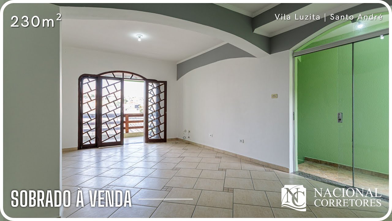 Sobrado de 230m² com 3 dormitórios à venda na Vila Luzita - 54091