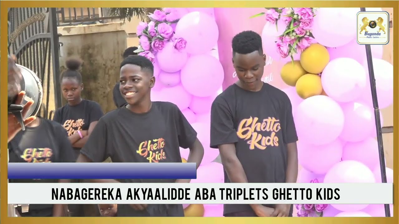 Nabagereka akyaalidde aba Triplets Ghetto   Kids #nabagereka #tripletsghettokids