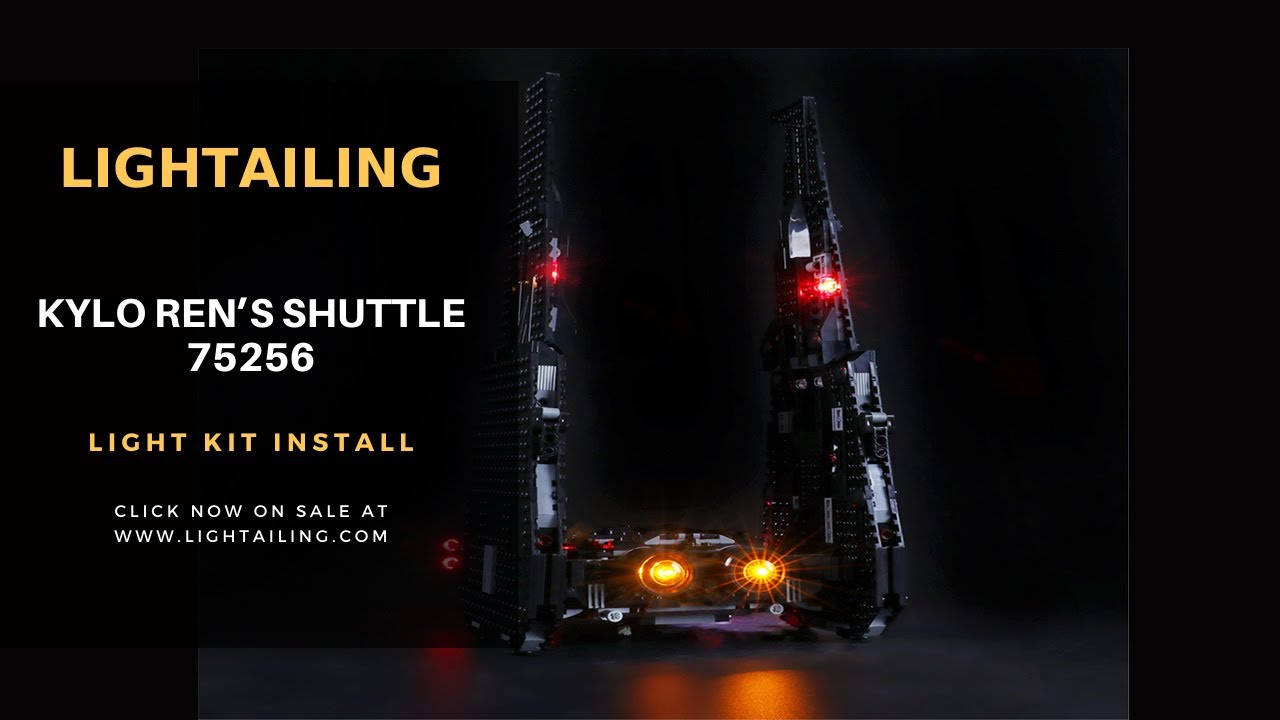 【BX285 Installation Video】BriksMax Light Kit for Lego Kylo Ren&rsquo;s Shuttle 75256