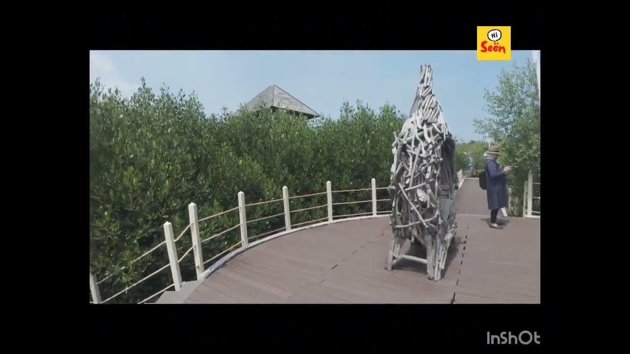 WARUNG sunda Kelapa ijo setelah dari mangrove di tangerang /resto kelapa ijo