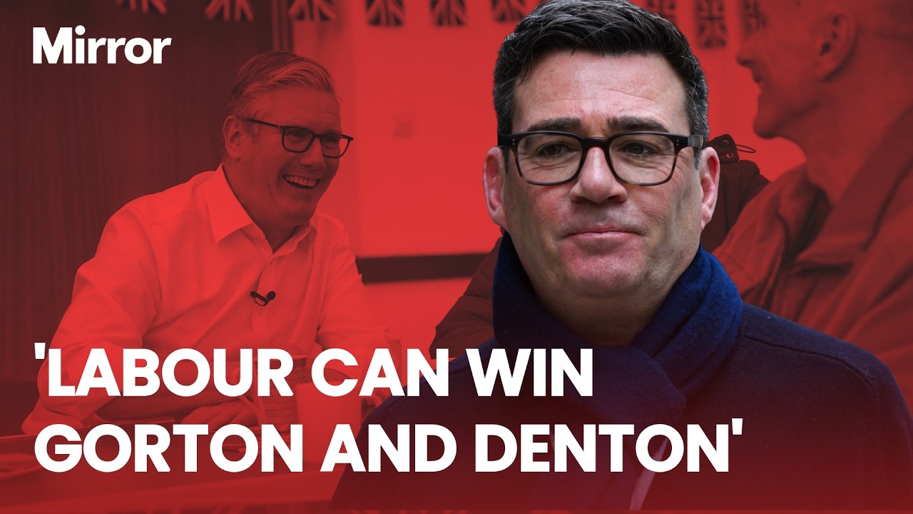 Burnham BACKS Starmer in support for PM and says Labour can win Gorton and Denton