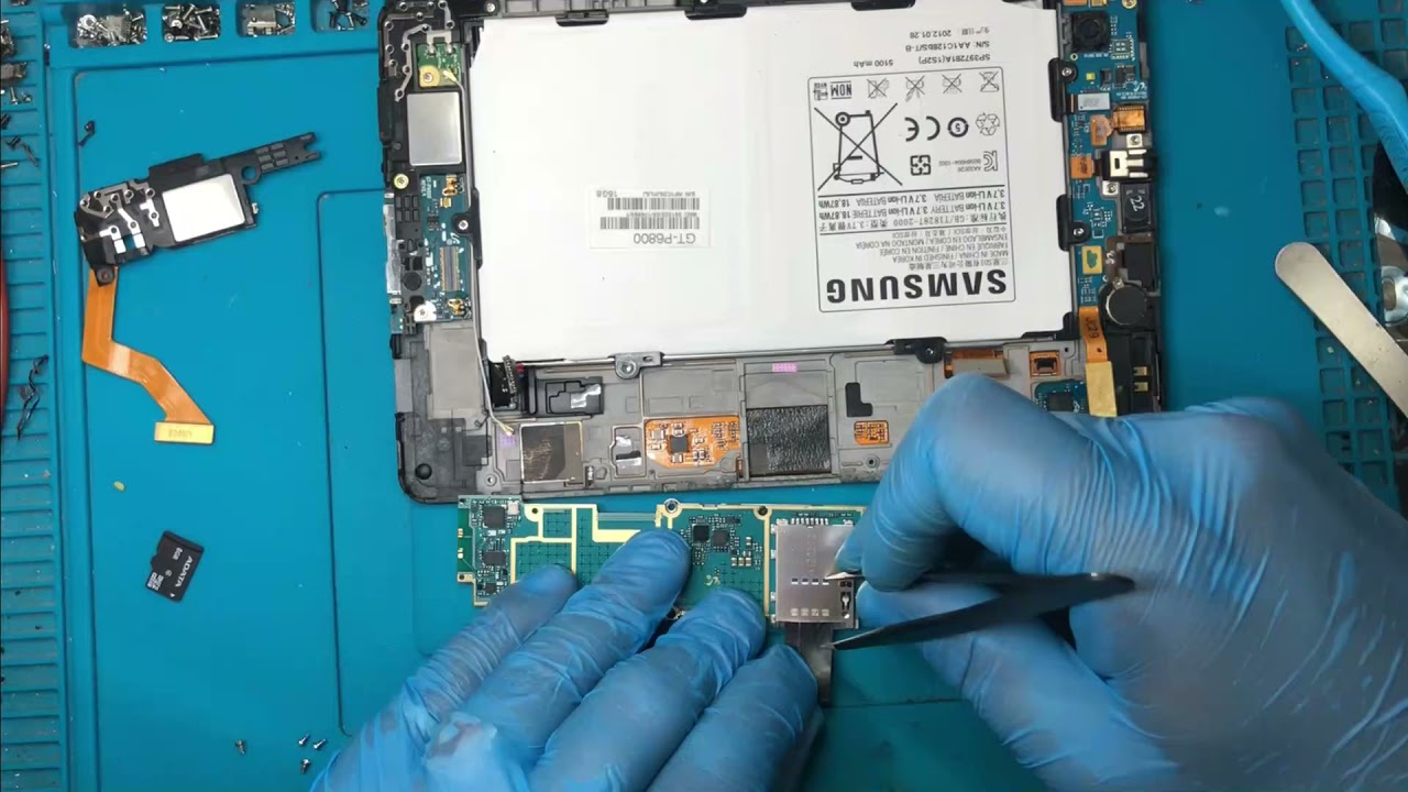 Samsung Galaxy TAB 7.7 (GT-P6800) desarme por sim trabada