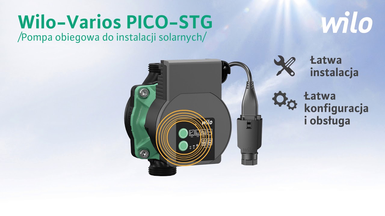 Wilo-Varios PICO-STG uniwersalna pompa zamienna do urządzeń grzewczych