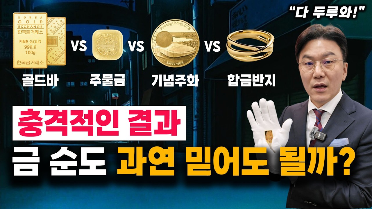 [특집기획] 내가 산 금이 가짜?! 금 순도 테스트의 충격적인 결과