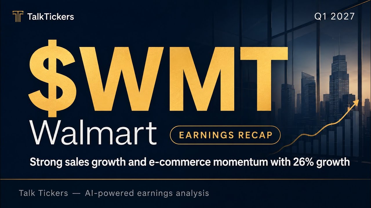Walmart Q1 2027 Earnings: Strong Growth, AI Innovation & Fast Delivery