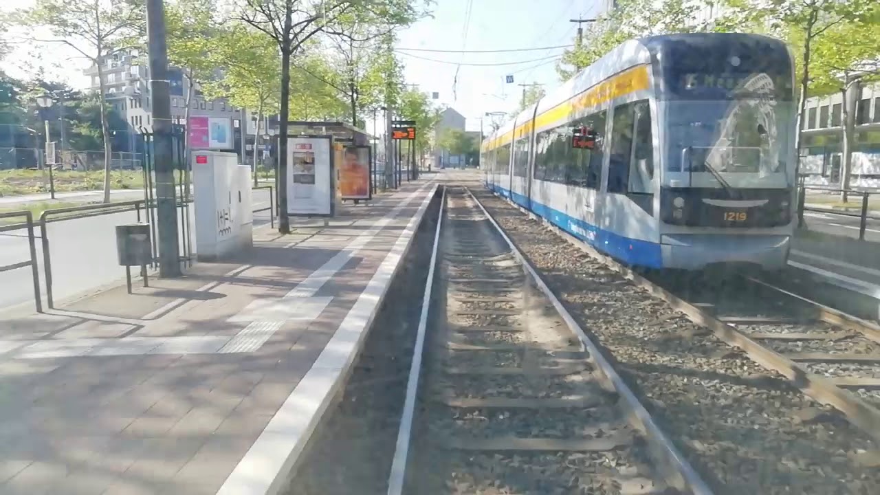 Straßenbahn mitfahrt Leipzig Linie 15