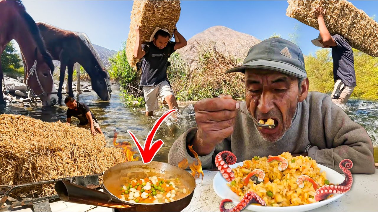 Don CALIMAN prueba deliciosos MARISCOS del mar - Revela su don, predecir el TIEMPO y los TEMBLORES