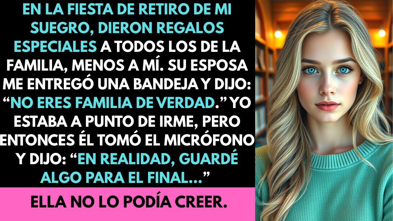 Regalos de lujo para todos menos para mí — hasta que mi suegro millonario detuvo la fiesta