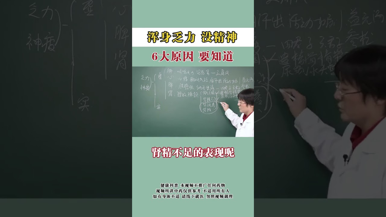 #乏力 #累 #中医 #健康科普 #分享