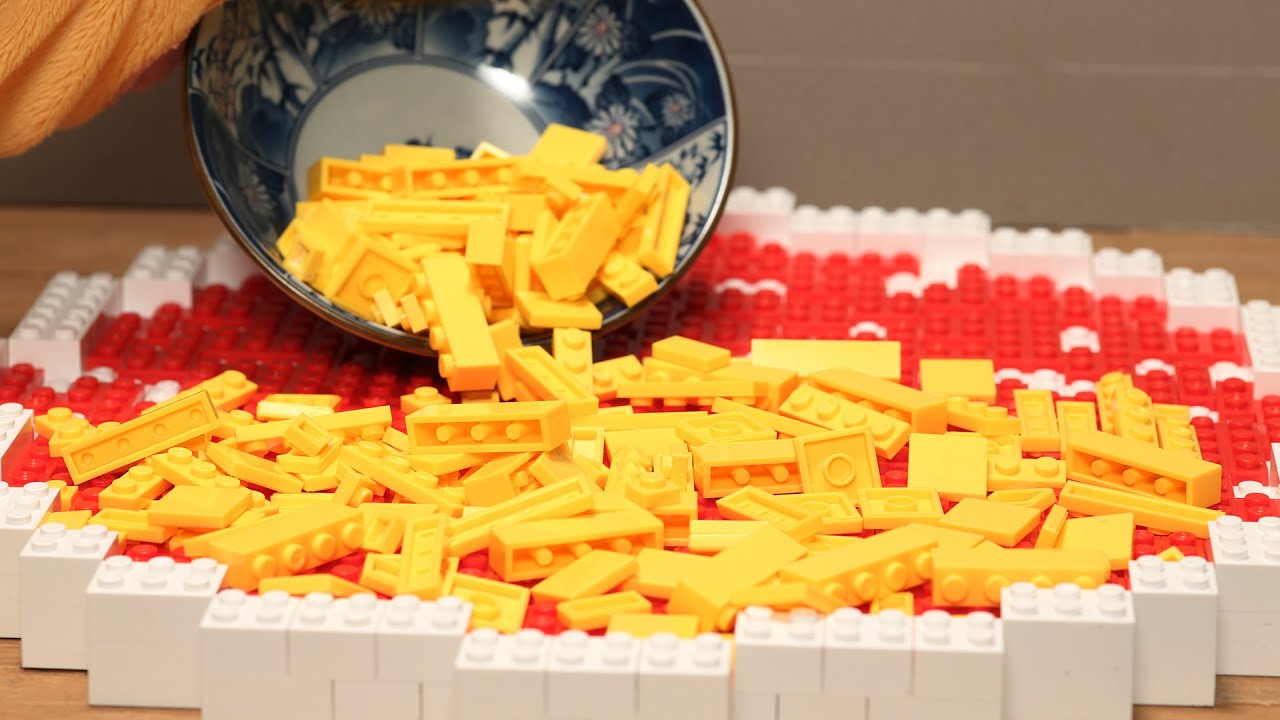 lego in real life | Pepperoni Pizza made with fine cheese | Stop motion Cooking & ASMR | Miniature