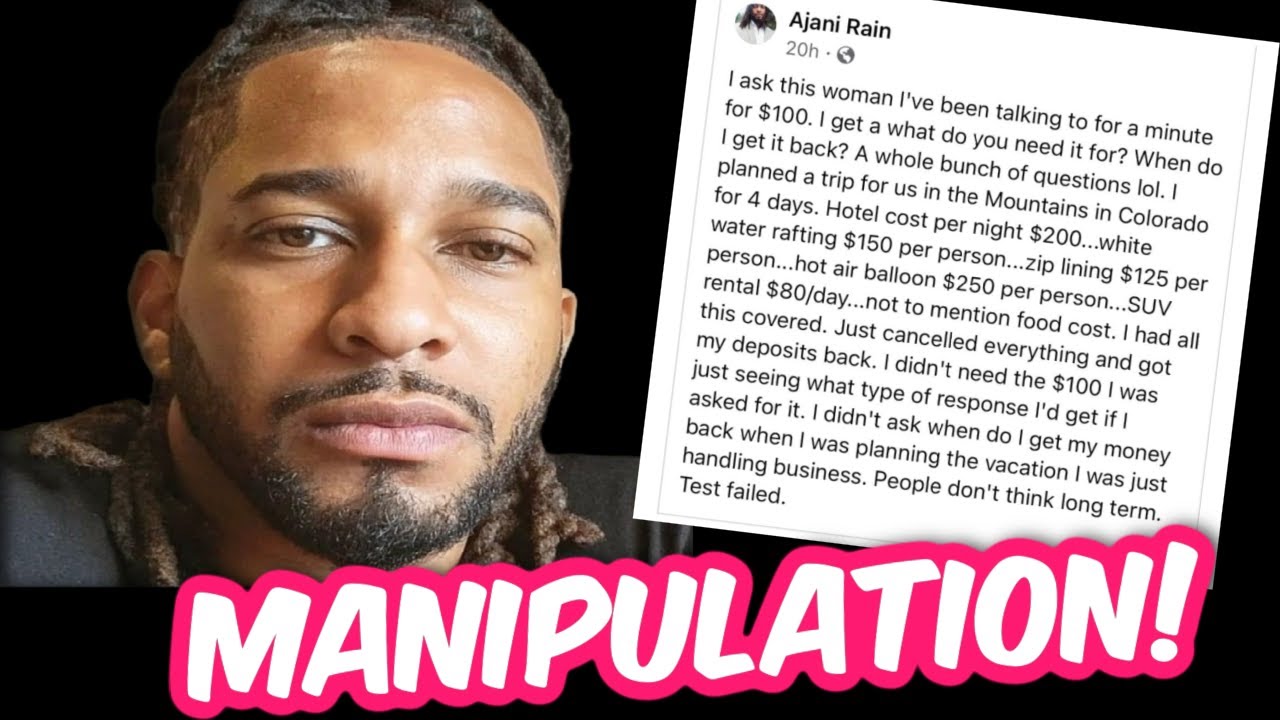MANIPULATION BACKFIRES! MAN GOES VIRAL ON FCBK 4 PLAYING MIND GAMES W/ A WOMAN OVER 100 DOLLARS