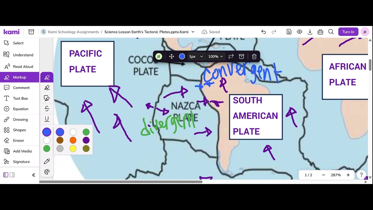 Elmhorst Science Lesson Earth’s Tectonic Plates