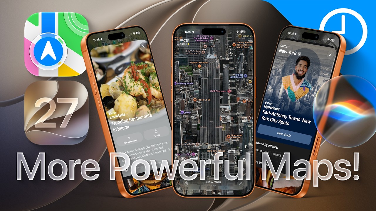 В iOS 27 Apple Maps наконец-то стали лучше, чем Google Maps