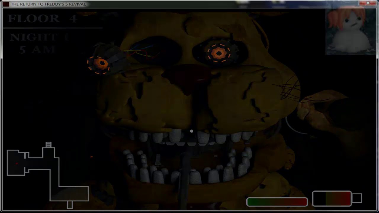 THE RETURN TO FREDDY'S 5 (REVIVAL) Floor 3 , 4 , 5 | Old Gameplay