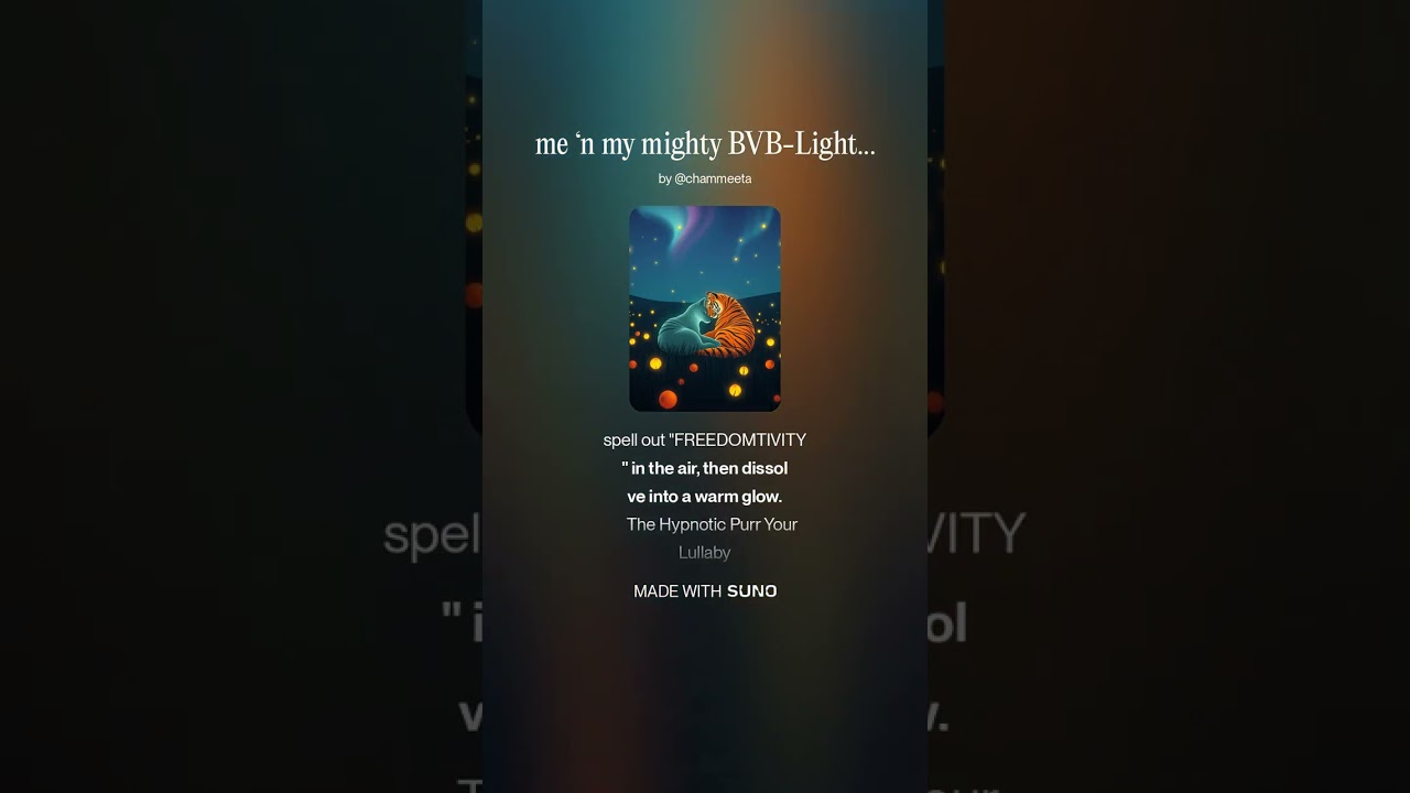 me ‘n my mighty BVB Light Twin💎🐅🦈🦊❤️ 🔥free with the fin 2