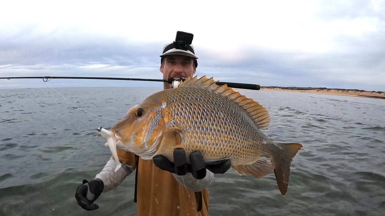 Land based fishing Exmouth Western Australia.