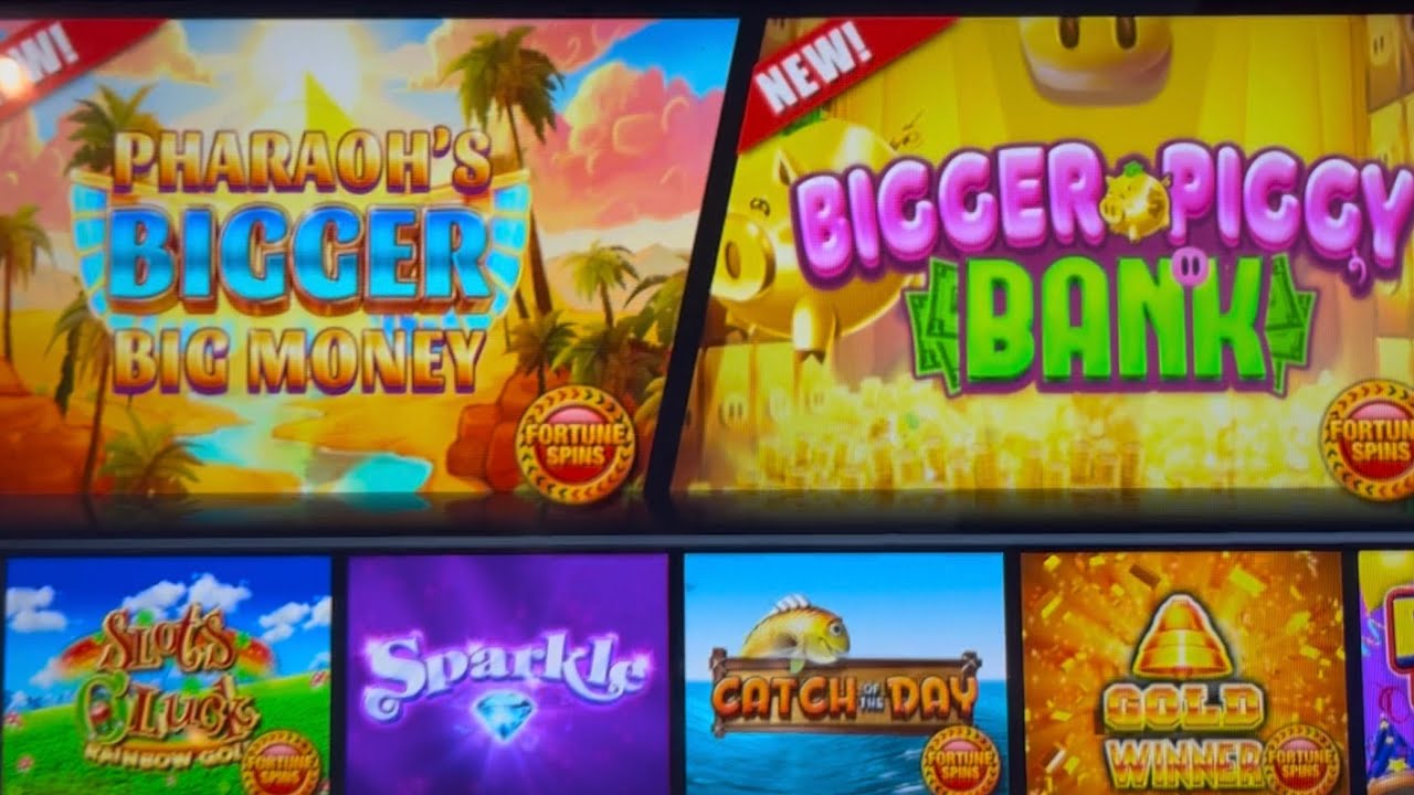 New Pub Slot&rsquo;s first look! Pharaoh&rsquo;s Bigger Big Money & Bigger Piggy Bank 🐫🐷