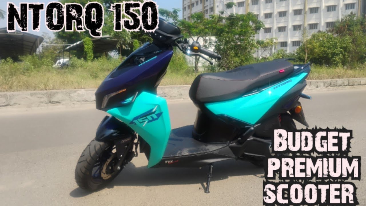 Суперпремиальный скутер TVS Ntorq 150 с полным набором функций?? #150cc #ntorqtvs #скутер