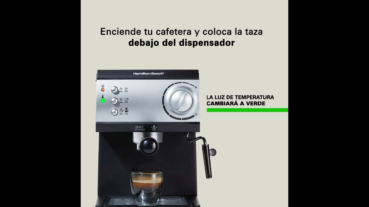 Cafetera de Espresso y Capuccino 40715