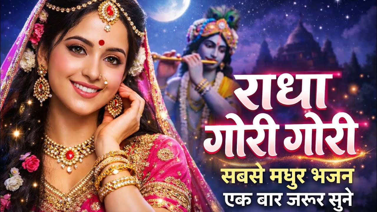 🌸 राधा गोरी गोरी – सबसे मधुर भजन | एक बार जरूर सुनें 🌙✨