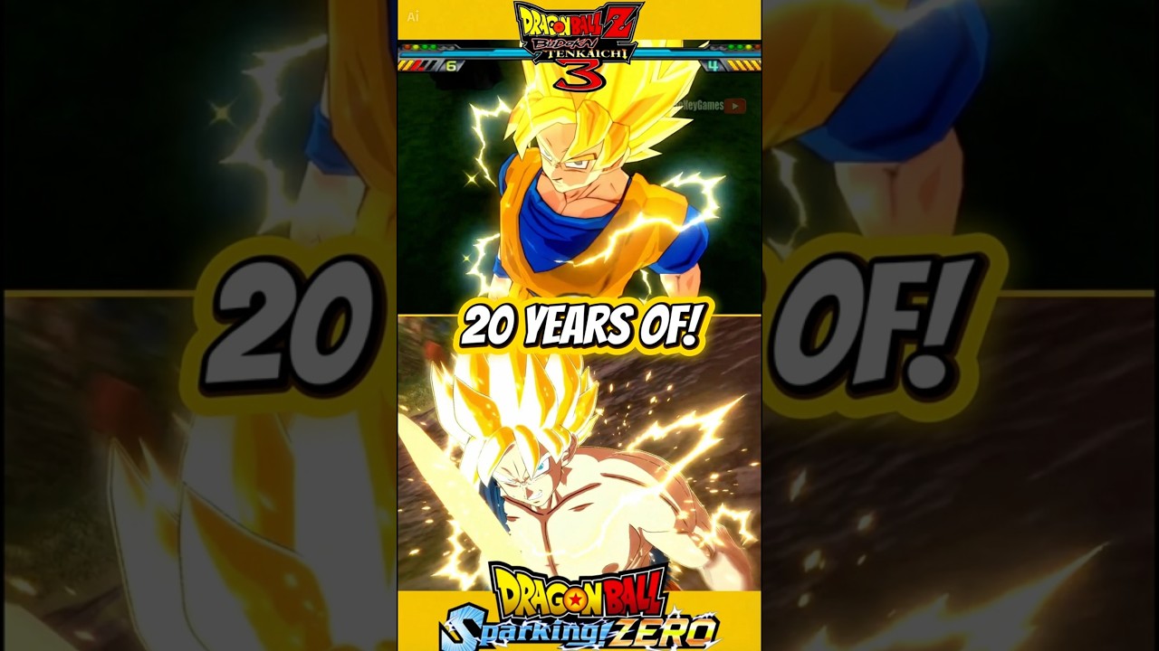 20 YEARS of Super Saiyan Goku! ⚡ BT3 vs Sparking Zero