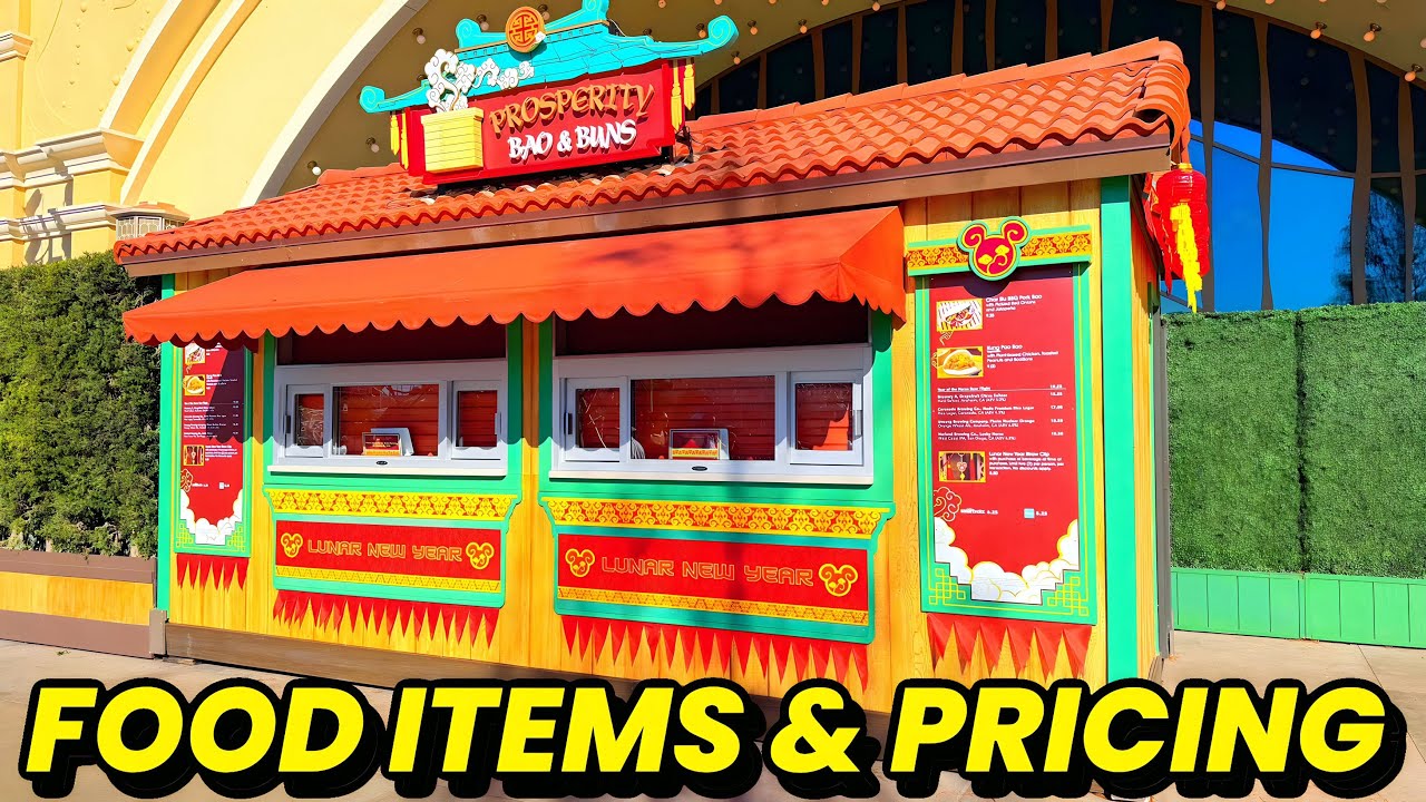 NEW Lunar New Year 2026 Food Booths At Disney California Adventure!