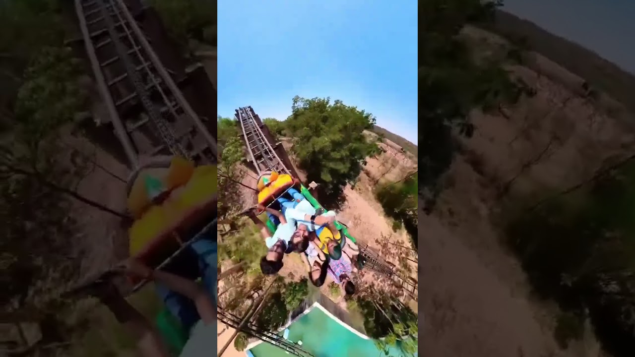 Roller coaster 🎢 Ride in Tirupati Rushivan