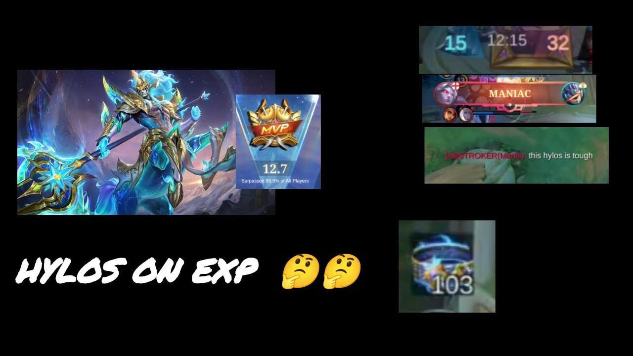 Hylos on Exp lane😁😁 | Hylos vs badang exp lane gameplay