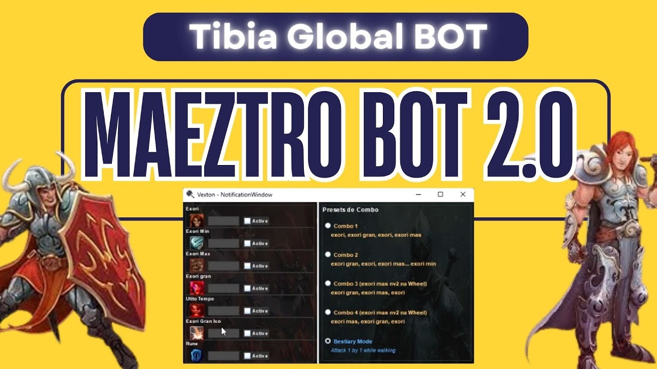 🎯 Bot Tibia Global 2025 - Maeztro Bot 2.0 !!  🎯