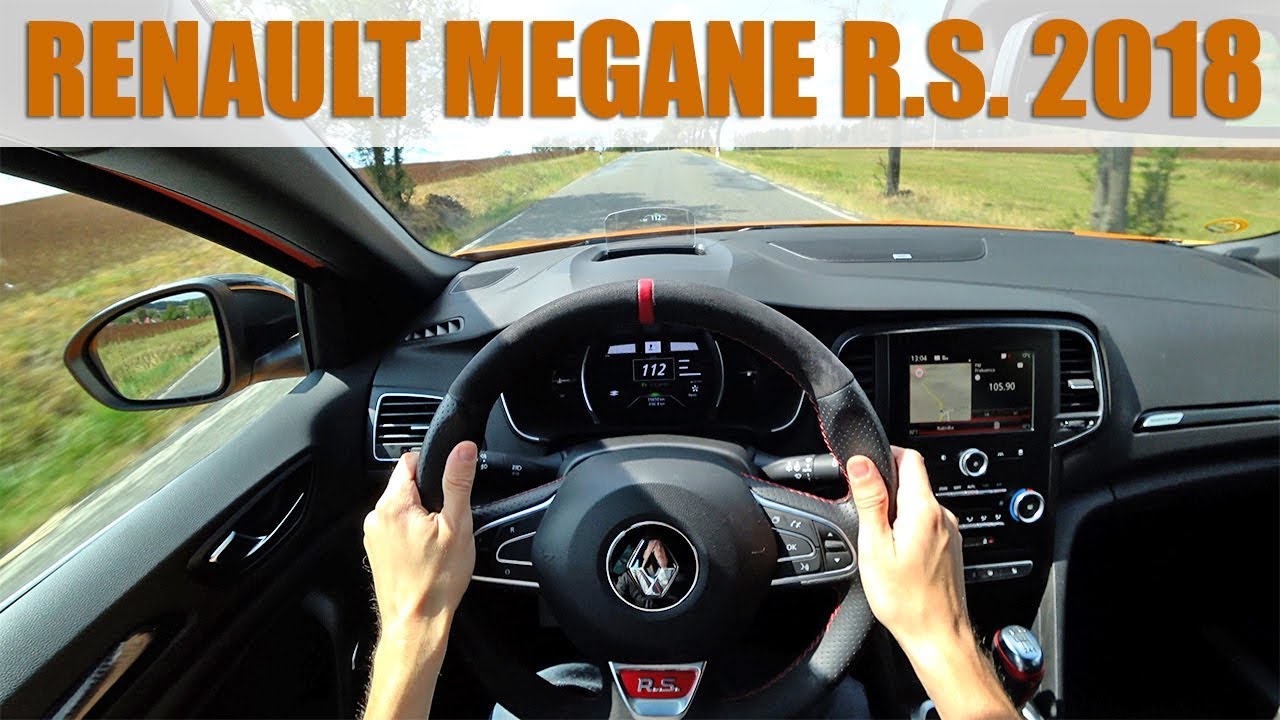 2018 Renault Megane R.S., 4K POV TEST: Oranžová střela!