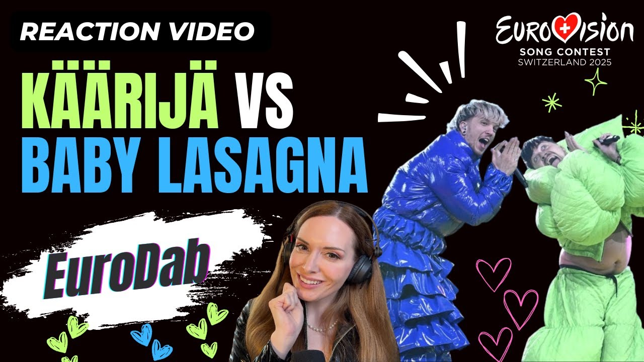 Eurovision Reaction | Käärijä VS Baby Lasagna | EuroDab | What a Bop!