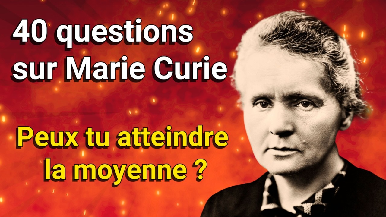 Seul un passionné de sciences réussit ce quiz sur Marie Curie🔬🧠