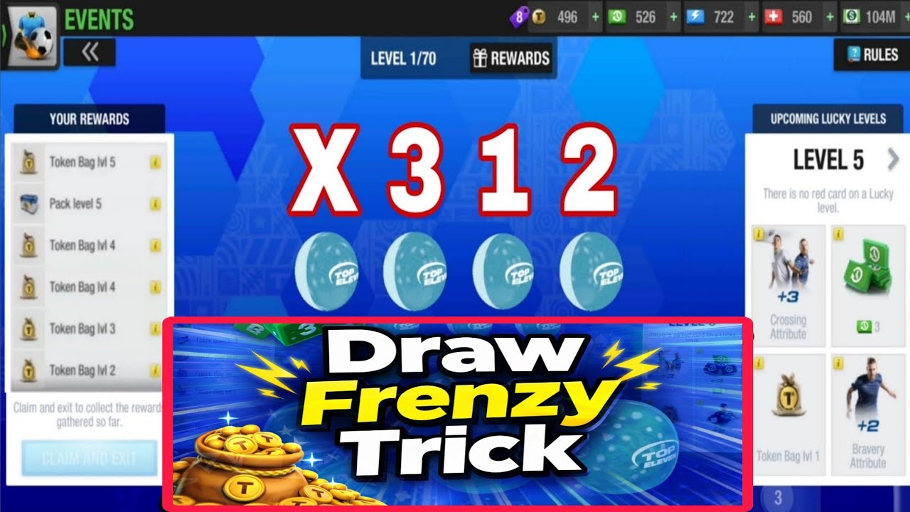Draw Frenzy tricks to click the right ball in Top Eleven 2026
