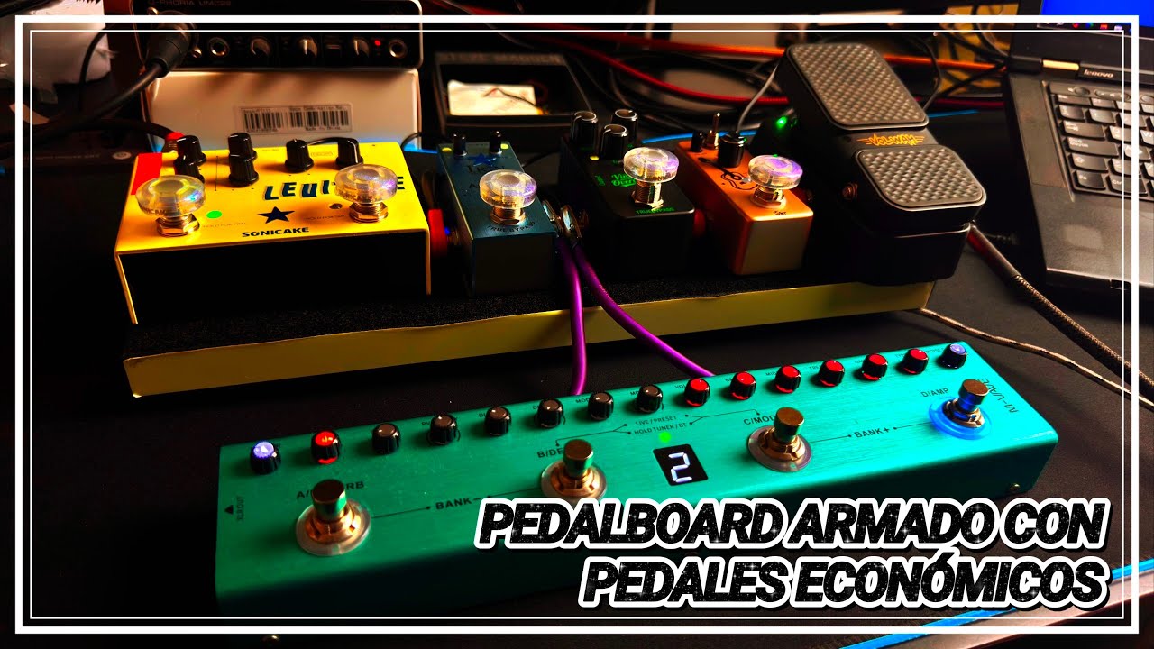 Tank G - Pedalboard con Pedales Económicos