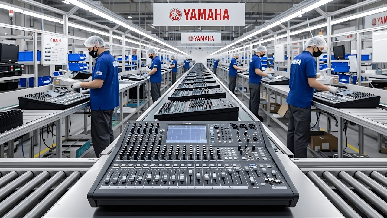 How Yamaha Digital Mixers Are Made &mdash; Inside a Pro Audio Factory