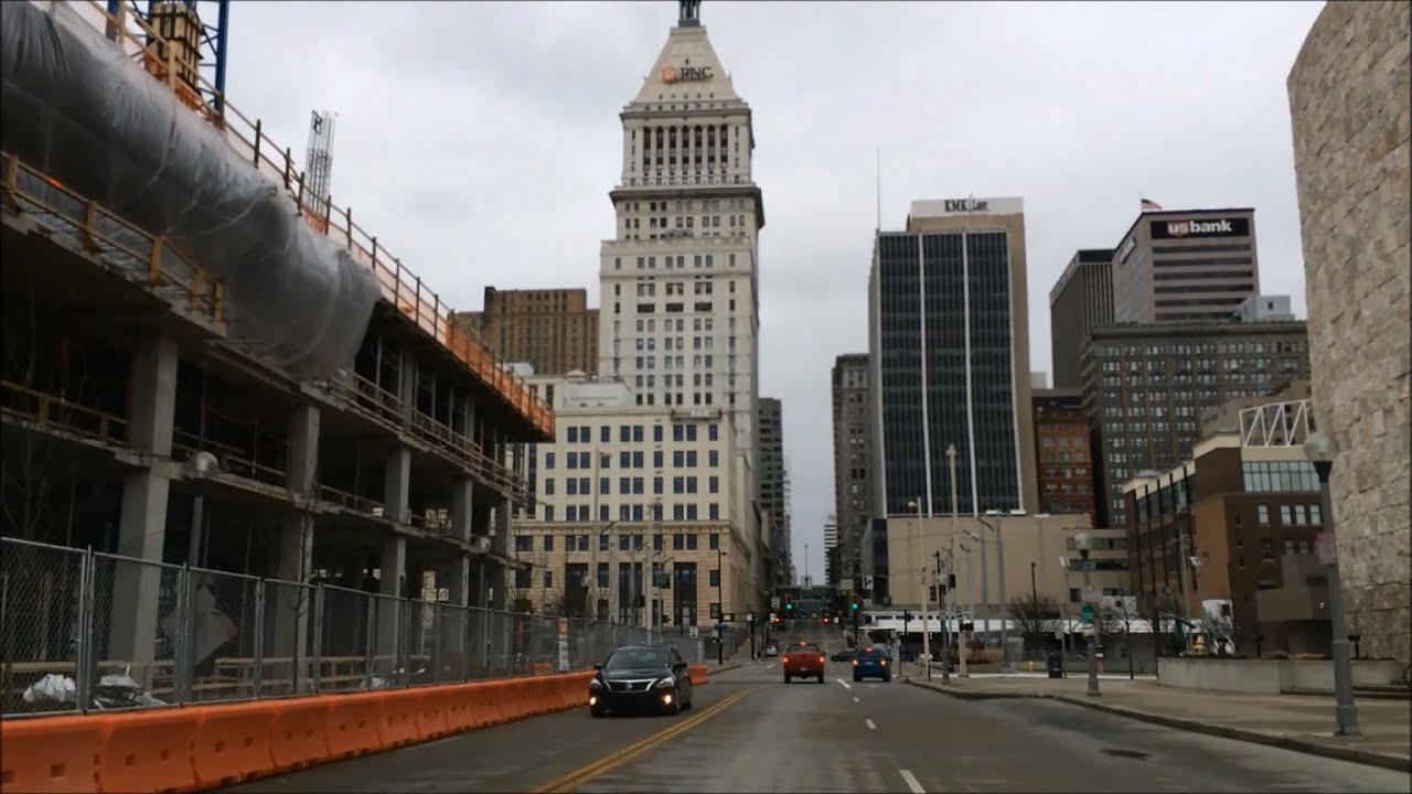 Driving Downtown - 6x Speed - Cincinnati Ohio