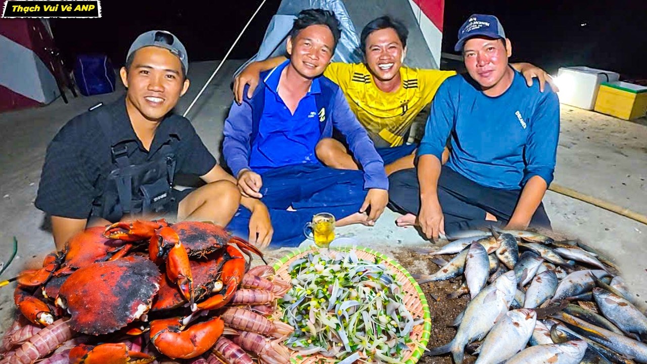 Cùng Anh Ngư Phủ Đem Cua Đãi Sư Phụ Và Sư Tổ - Thạch Vui Vẻ ANP